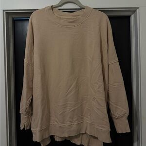 Aerie Cream Crew Neck Sweater!